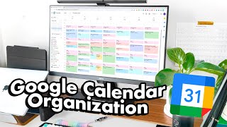 My Google Calendar System 🗓️ Student Productivity amp Time Management [upl. by Pentheam]