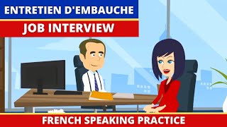 Entretien dEmbauche Francais  Job Interview Dialogue in French [upl. by Cerelia]