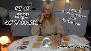 🔮TU AS REÇU UN MESSAGE🔮 Boule de Cristal et Cartomancie tirage intemporel solveig [upl. by Narual]