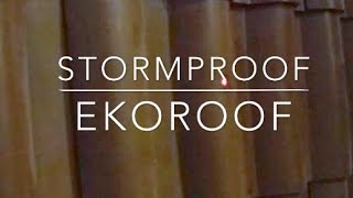 Ekoroof Stormproof amp Impact Resistant Roofing [upl. by Oiluarb]