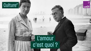 Lamour cest quoi  pour Duras Aragon Yourcenar de Beauvoir [upl. by Amadas504]