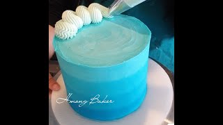 DIY Frosting an OMBRE CAKE [upl. by Borek]