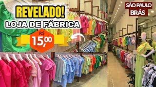 ACHEI No BRÁS  MODA BOUTIQUE BARATA 15 REAIS CONHEÇA a DOM FASHION MODAS LOJA DE FABRICA NO BRÁS [upl. by Ahsiuqal]