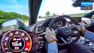 2017 Audi SQ5 354hp  0220 kmh acceleration 60FPS [upl. by Aisyla]