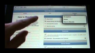 Moodle iPad Demo [upl. by Artnoed621]