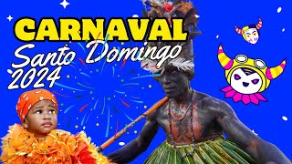 CARNAVAL SANTO DOMINGO 2024 [upl. by Yanehs751]