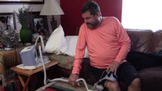 Utilizing A Breathing Machine to help Strengthen Lungs challenged by ALS [upl. by Madeline]