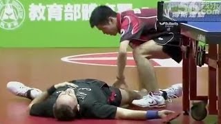 The Funniest Table Tennis Match in HISTORY [upl. by Aistek]