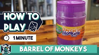 How to Play Barrel of Monkeys  A Fun game for Parties [upl. by Lladnor]