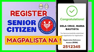 How to REGISTER as a Senior Citizen NCSC ONLINE Registration Madali ba w Osca ID NCSC DSWD [upl. by Noble]