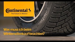 Kauftipps für Winterreifen  Continental [upl. by Nagirrek]