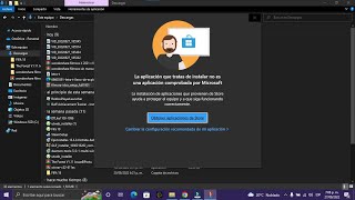 La aplicación que intentas instalar no es una aplicación comprobada por Microsoft SOLUCION 2023 [upl. by Sarina374]