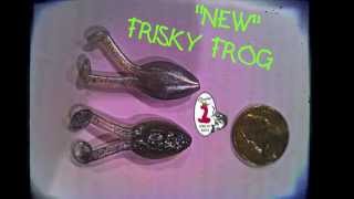 New Creme Lures quotFrisky Frogquot at iCAST 2013 pan fish and crappie [upl. by Lozano]