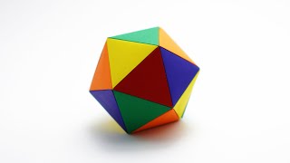 ORIGAMI ICOSAHEDRON Jo Nakashima  Deltahedron [upl. by Eslek138]