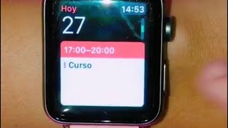 Calendario en tu Apple Watch [upl. by Etheline]