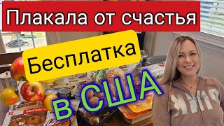 ВОТ ЭТО ПОМОЩЬШикарная бесплатка в СШАМы в шокеЕда из фудбанкаСельчанка в АмерикеВлог [upl. by Aloek57]