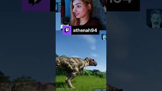 Ceratossauro comendo o bodinho  athenah94 em Twitch [upl. by Olwena]