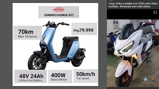 HONDA SUNDIRO ELECTRIC BIKE  ANG PRICEY NA EBIKE [upl. by Mala843]