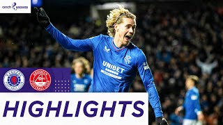 Rangers 21 Aberdeen  Cantwell Spoils Warnock’s First Game In Charge  cinch Premiership [upl. by Braynard]