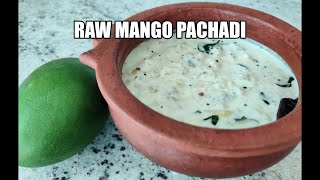 Pacha Manga Pachadi  Raw Mango Pachadi  Mango Pachadi  Kerala Sadhya Special Manga Pachadi [upl. by Glaser]