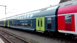 Die neuen TWINDEXX NAHSH Wagen auf der Vogelfluglinie  Bad Oldesloe  290416 [upl. by Trinetta]