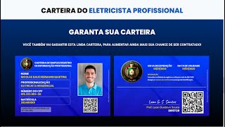 PROFISSIONALComo fazer CURSO de ELETRICISTA [upl. by Atselec]