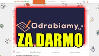 Darmowy dostęp do Odrabiamypl  ZA DARMO [upl. by Lizbeth]