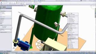 SolidWorks Premium Routing Piping amp Tubing [upl. by Thin]