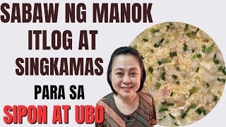 Sabaw ng Manok Itlog at Singkamas Para sa Sipon at Ubo [upl. by Silyhp]