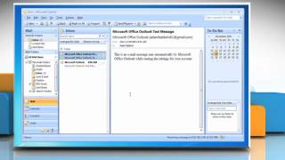 How to setup multiple Email accounts in Outlook 2007 on a Windows® 7 PC [upl. by Htirehc389]