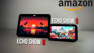 Comparing the Echo Show 5 3rd Gen vs Echo Show 8 3rd Gen [upl. by Ariamat]