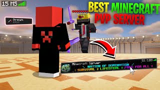 This Is The Best Minecraft PvP Server in India [upl. by Onitrof]