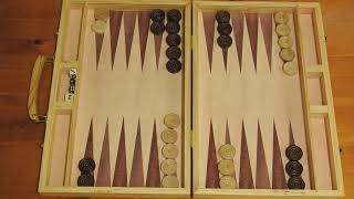 Backgammon opening moves  difficult situations [upl. by Nylhtiak201]