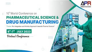 10th World Conference on Pharmaceutical Science and Drug Manufacturing 10th WCPSDM  Day 2 [upl. by Ilrahc]