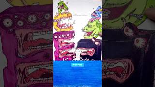 Surprise  7  Alphabet lore zombie A B C D E F art stopmotion drawing alphabetlore [upl. by Loma]