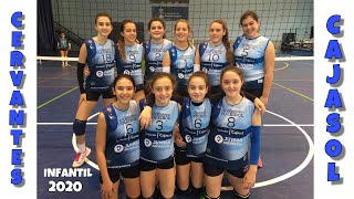 ❎ PARTIDO voleibol INFANTIL femenino ❎ CV Cervantes Guadaira  Cajasol Juvasa Voley [upl. by Longan]