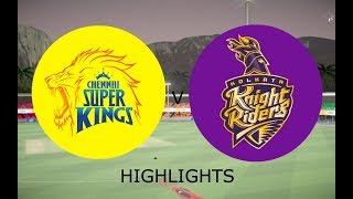 IPL 2012 Final  Chennai Super Kings V Kolkata Knight Riders highlights  DBC 17 Gameplay [upl. by Anohs]