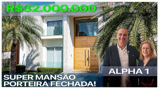 “Vivendo em Grande Estilo Mansão de Luxo em Alphaville com Tudo que Você Precisa” R3200000000 [upl. by Mainis108]