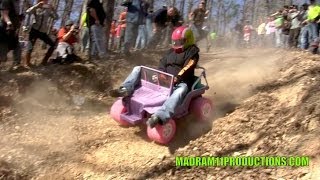 INSANE REDNECK BARBIE JEEP RACING [upl. by Atnuahsal]