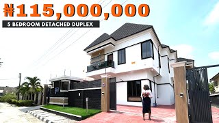 115000000 MILLION NAIRA 153333 5 BEDROOM FULLY DETACHED DUPLEX IN IKOTA LEKKI LAGOS NIGERIA [upl. by Maiah]