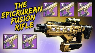 The GOD ROLL Epicurean Is Incredible Duality Dungeon Fusion Rifle Destiny 2 [upl. by Arykat]