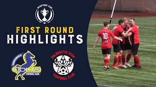 Cumbernauld Colts 01 Dalbeattie Star  Highlights  Scottish Cup First Round 202223 [upl. by Nuhsed]