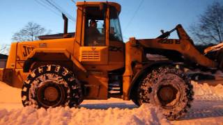 JCB 426B clearing snow [upl. by Lael119]