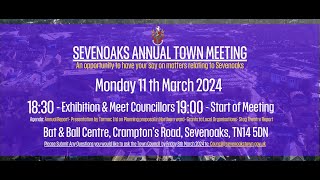 Sevenoaks Annual Town Public Meeting 11032024 [upl. by Anitsrihc]