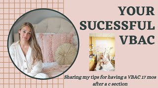 Your Successful VBAC  Tips for a Vaginal Birth After C Section [upl. by Nnayllas633]