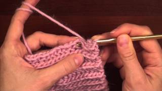 Crochet Stitch Variations Back Post Single Crochet [upl. by Dent]