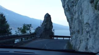 Strada della Forra One of the most beautiful roads in the world Tremosine Lago di Garda [upl. by Akinihs]