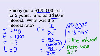 Simple Interest Tutorial [upl. by Dorej]