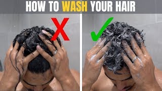 HOW TO WASH YOUR HAIR PROPERLY  Hair Washing TIPS  Hair Washing Tutorial  Shampooing Hair At Home [upl. by Ahern]