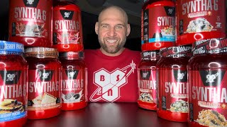 BSN SYNTHA 6 PROTEIN EVERY FLAVOR REVIEWED 💪🏼 [upl. by Elda]